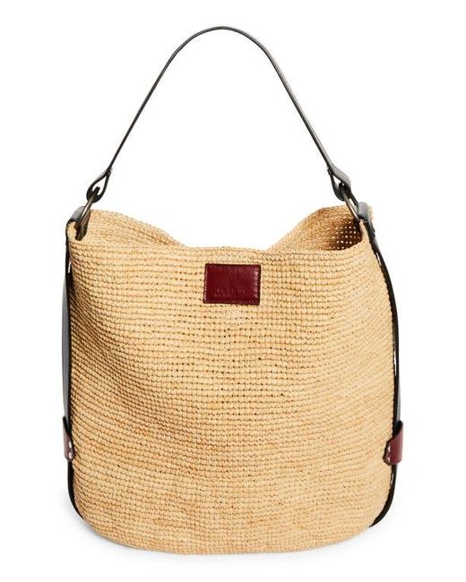 Isabel Marant Natural Bayia Xo Capsule Raffia Tote