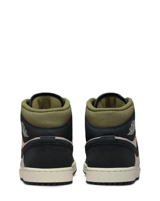 Nike Black Air 1 Mid Se Sneaker for men