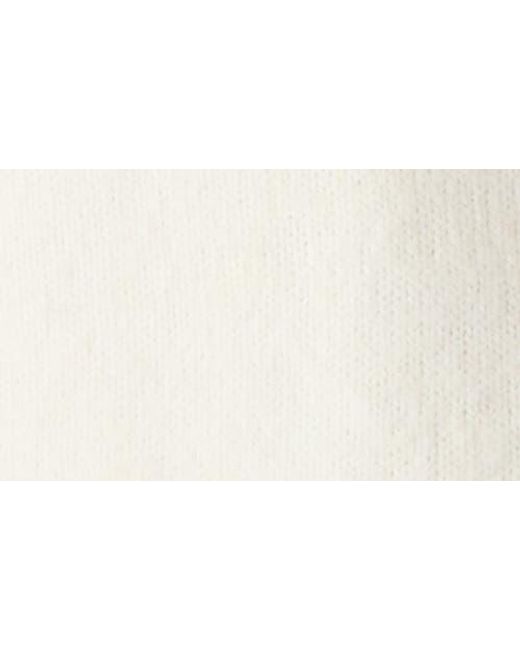 Steve Madden White Ivi Mock Neck Sweater