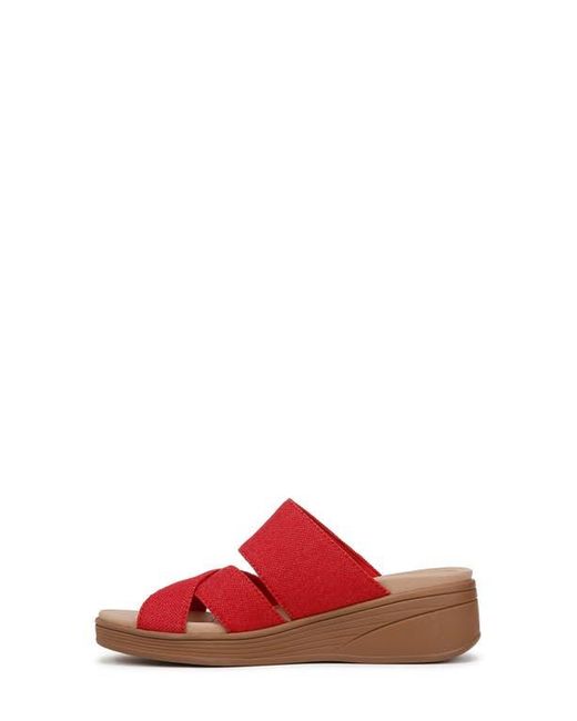 Bzees Red Fiona Wedge Sandal