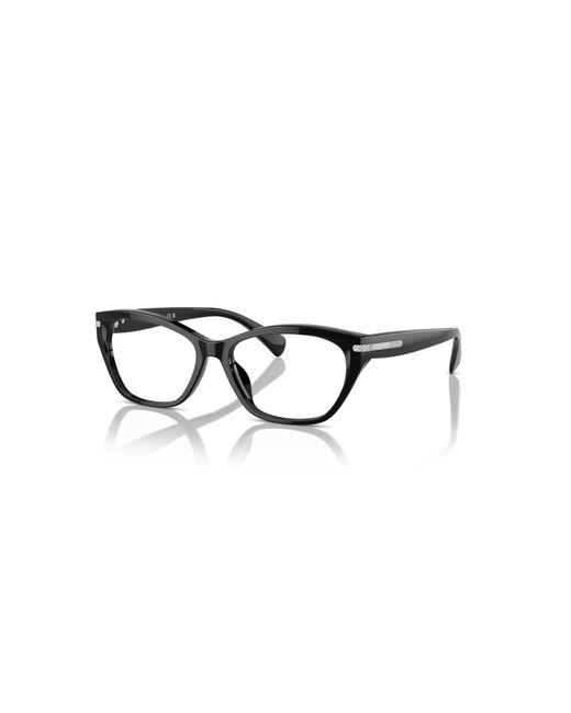 Ralph Black 53Mm Rectangle Optical Glasses