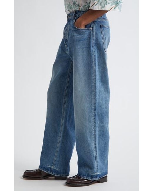 Jacquemus Blue Le De-Nîmes Large Straight Leg Jeans for men