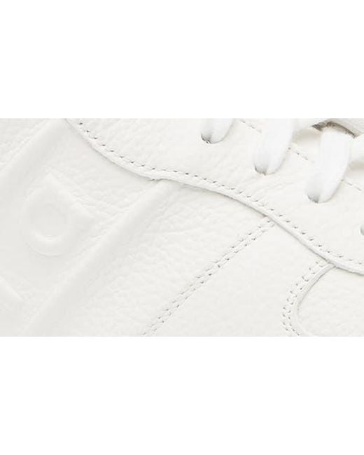 Ferragamo White Adam Low Top Sneaker for men
