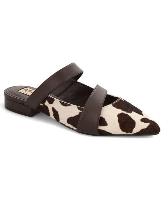 MIA Brown Abie Pointed Toe Mule