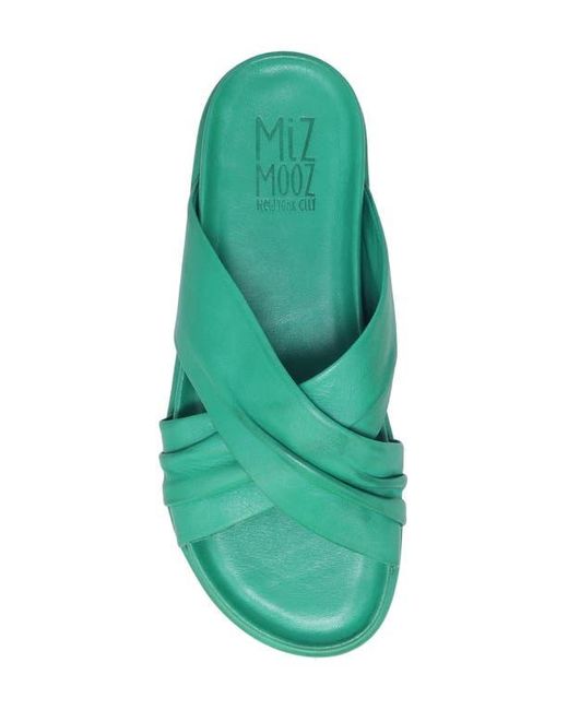 Miz Mooz Green Talisa Slide Sandal