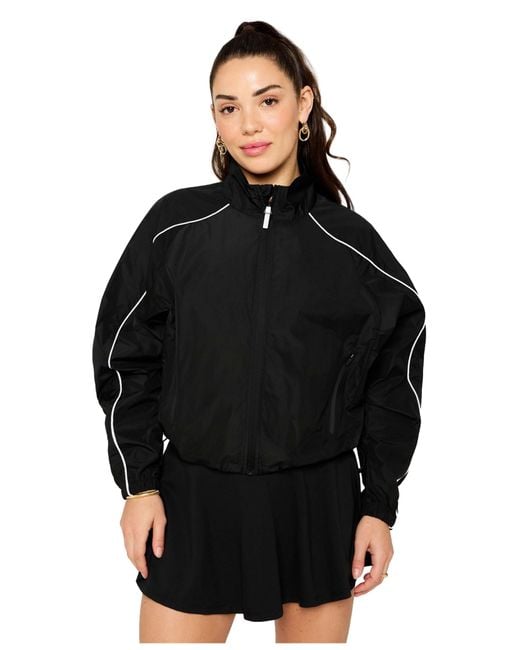Fabletics Black Tempo Lightweight Windbreaker