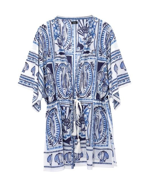 Echo Blue Montauk Tile Robe