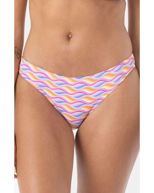 Roxy Pink High Tide Hipster Bikini Bottoms