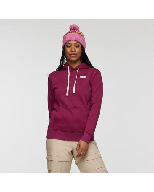 COTOPAXI Red Llama Patch Pullover Hoodie