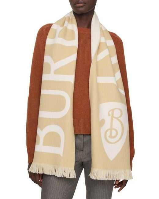 Burberry Natural Scarfs