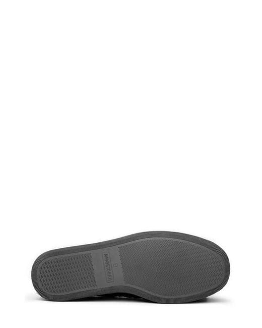Minnetonka Black Lined Hardsole Slipper for men