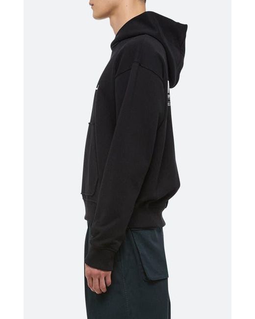 Helmut Lang Black Capsule Logo Graphic Hoodie for men