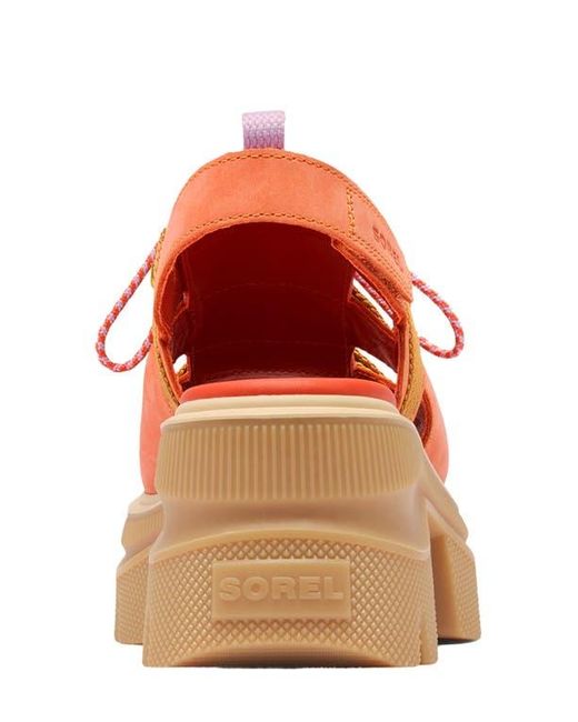Sorel Red Rein Cb Lace-Up Platform Sandal