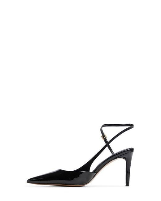 ALDO Black Kymmberly Pointed Toe Ankle Strap Pump