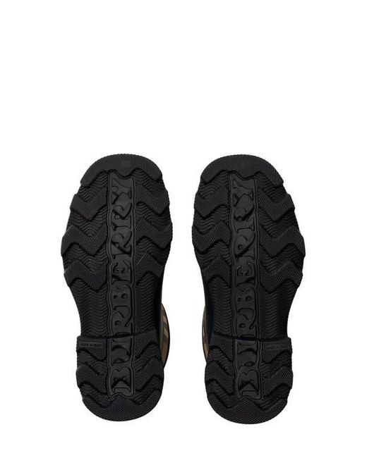 Burberry Black Marsh Stamp Short Rain Boot