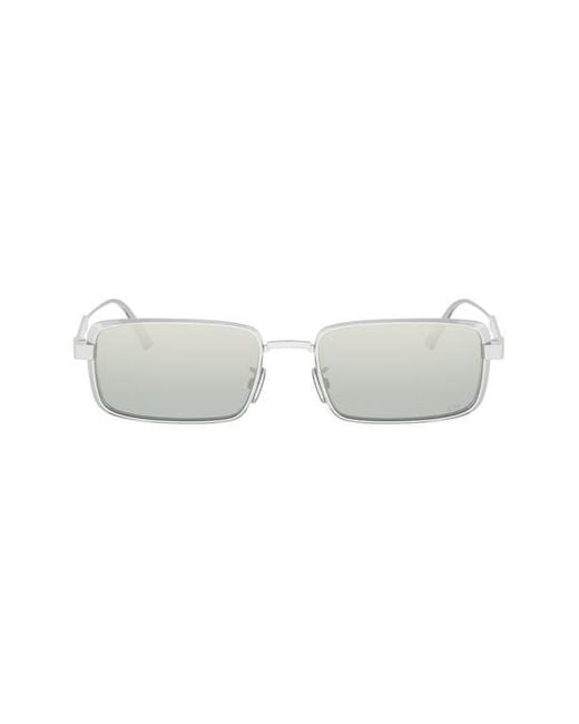 Dior Gray Cannage S2U Rectangular Sunglasses