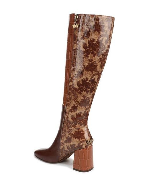 Circus by Sam Edelman Brown Billie Knee-high Block-heel Dress Boots