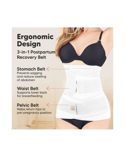 KeaBabies Blue Revive 3-In-1 Postpartum Recovery Support Belt