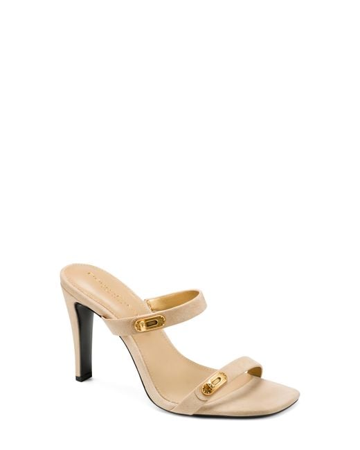 Donna Karan Metallic Bailey Slide Sandal