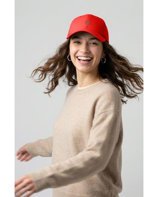 Alix White Pretzel Dad Cap
