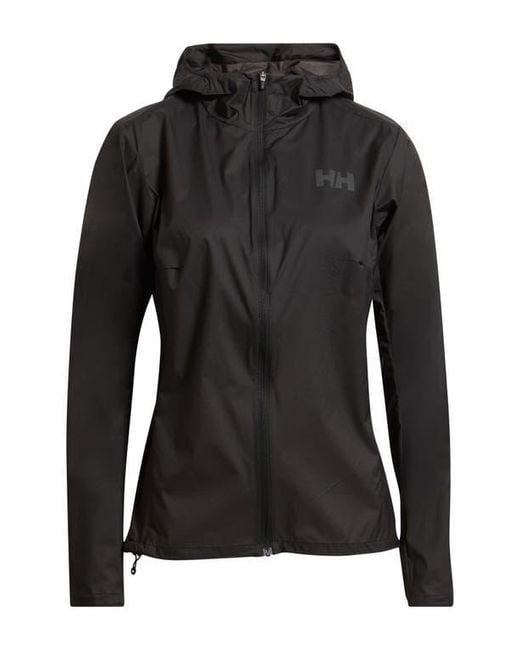 Helly Hansen Black Trail Windbreaker Jacket