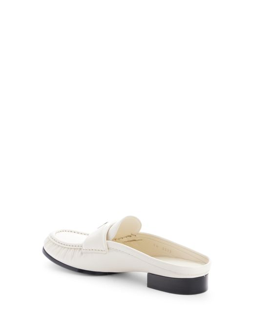 Givenchy White 4g Loafer Mule