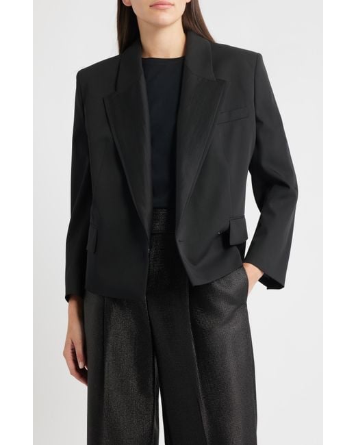 Boss Black Janeva Virgin Wool One-Button Blazer