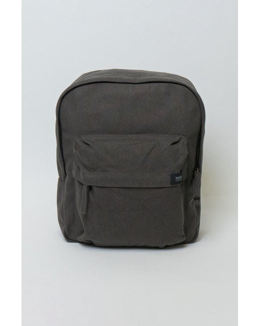 Terra Thread Black Organic Cotton Mini Backpack