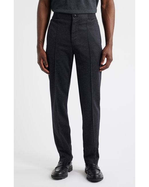 Bugatchi Gray Soft Touch Pintuck Knit Pants for men