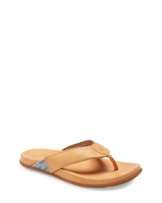 Olukai Malino Flip-flop in Brown for Men | Lyst
