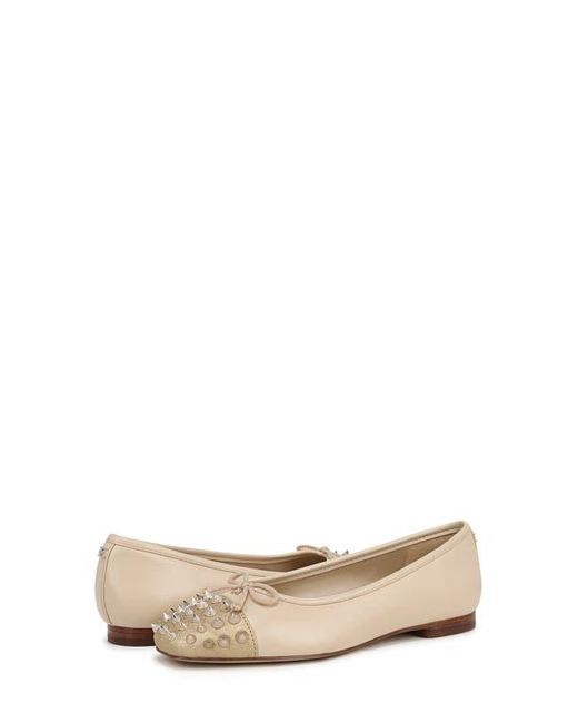 Sam Edelman Natural Monet Cap Toe Ballet Flat