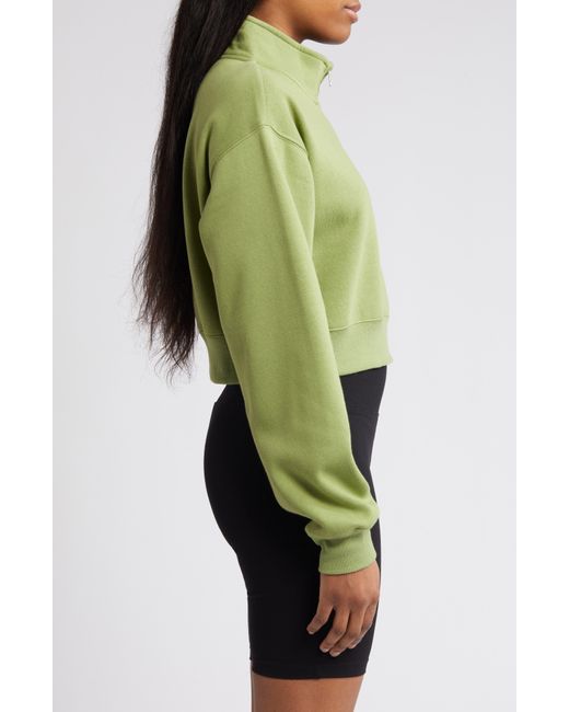 BP. Green Quarter Zip Sweatshirt