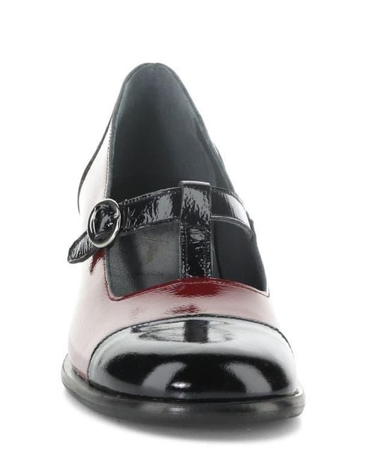 Fly London White Solf T-Strap Pump