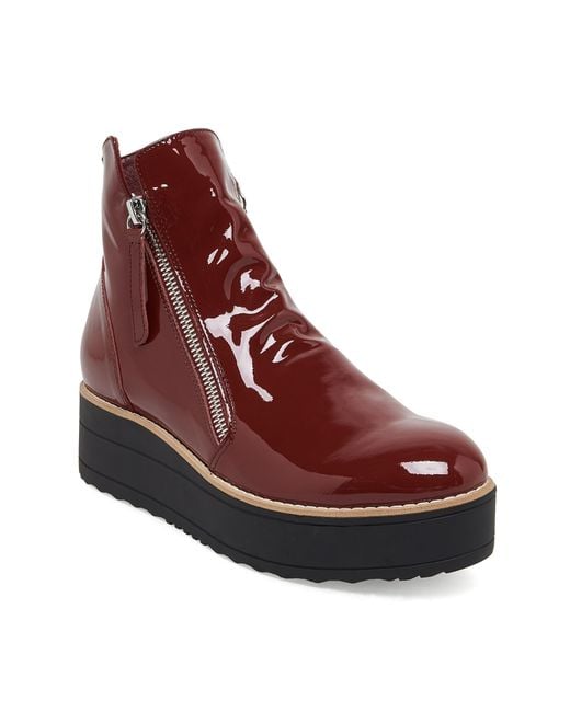Silent D Red Nene Bootie
