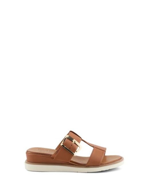 Spring Step Brown Seaport Slide Sandal