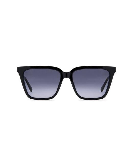 Fossil Blue 56Mm Square Sunglasses