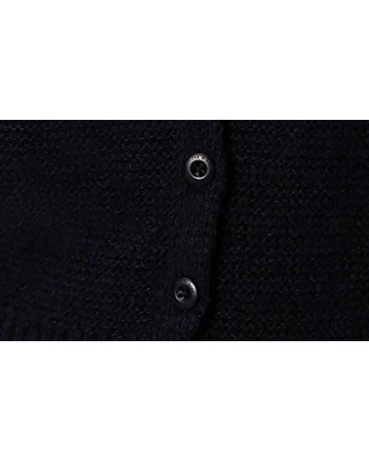 Rag & Bone Black Jackie Cotton Blend Sweater Vest
