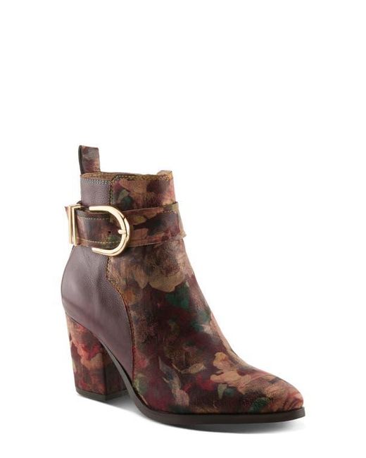 Spring Step Brown Rosa Leather Bootie