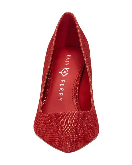 Katy Perry The Canidee Pointy Toe Pump in Red | Lyst
