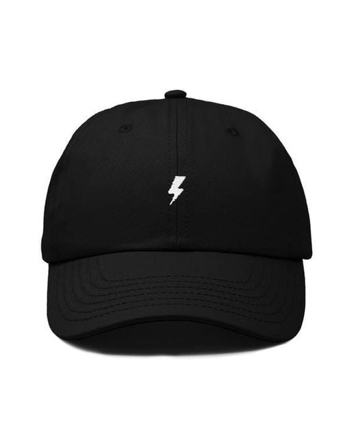 Alix Black Lil Bolt Dad Cap for men