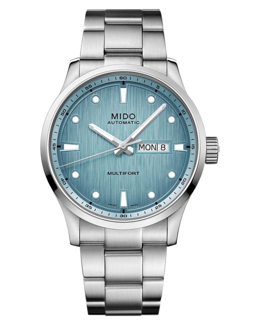 MIDO Metallic Multifort Automatic Bracelet Watch, 42Mm