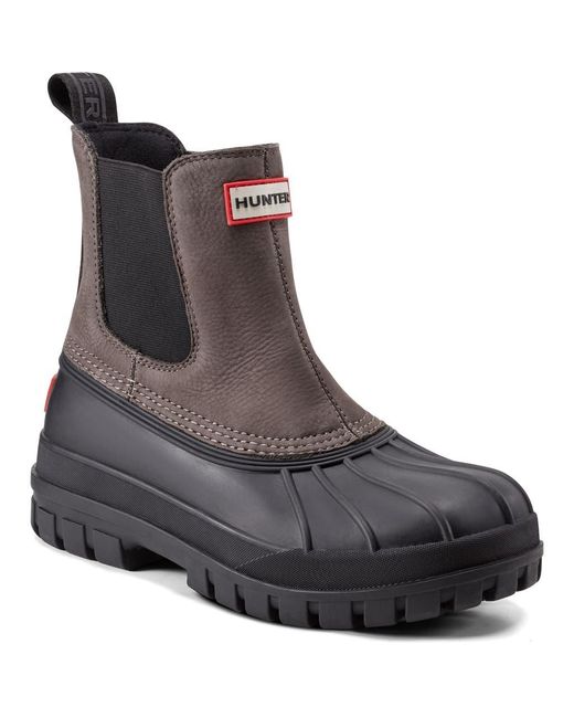 Hunter Brown Suffolk Waterproof Insulated Boot for men