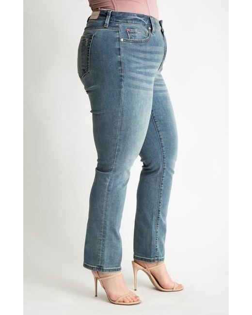 Slink Jeans Blue High Waist Straight Leg Jeans