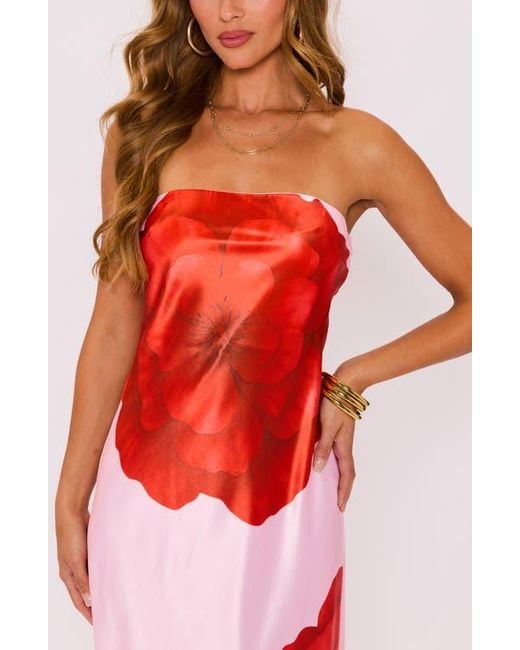 satin dress white Sofia Open Back Satin Maxi Dress