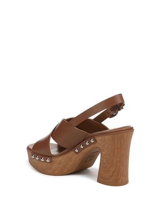 27 EDIT Naturalizer Brown Kirsten Slingback Platform Sandal