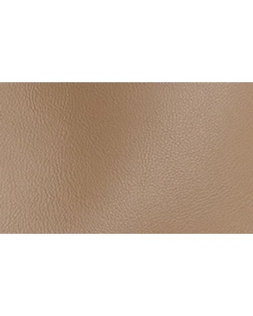 Mansur Gavriel Brown Candy Pebbled Leather Shoulder Bag