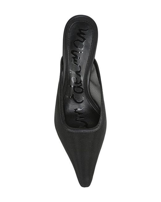 Sam Edelman Black Brandy Mesh Pointed Toe Mule