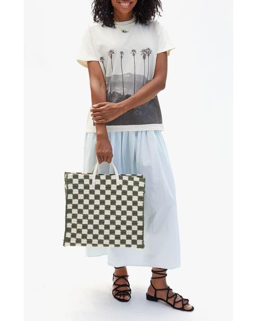 Clare V. Multicolor Simple Crochet Tote