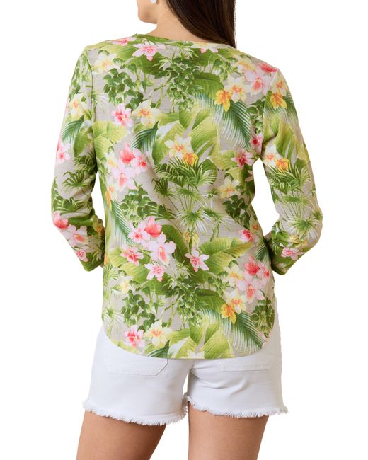 Tommy Bahama Green Ashby Isles Riviera Floral Cotton T-shirt
