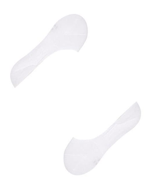 Falke White Step Cotton No Show Socks Box for men